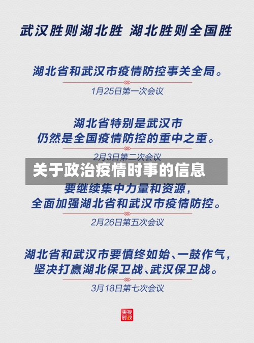 关于政治疫情时事的信息