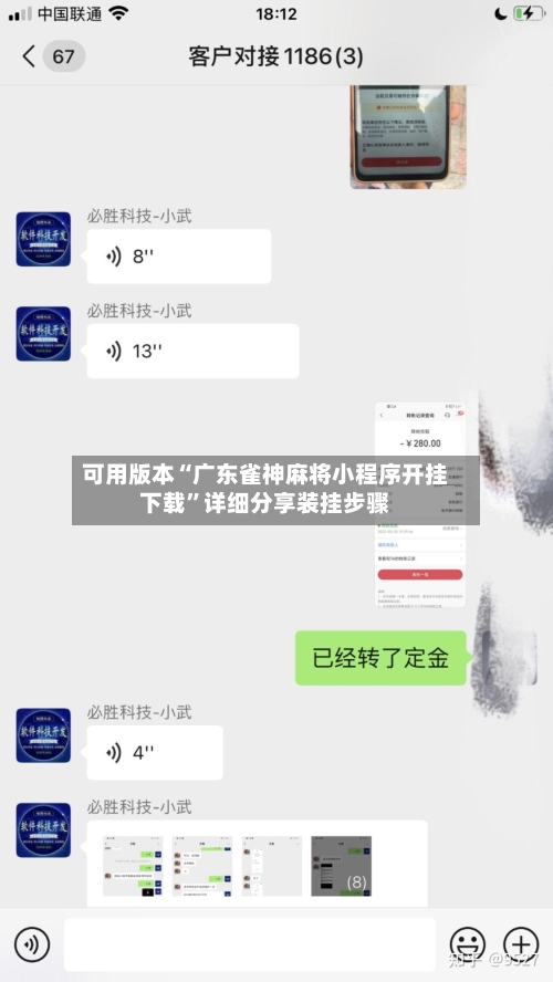 可用版本“广东雀神麻将小程序开挂下载”详细分享装挂步骤-第2张图片