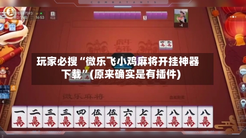 玩家必搜“微乐飞小鸡麻将开挂神器下载	”(原来确实是有插件)-第2张图片