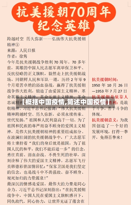 【概括中国疫情,简述中国疫情】