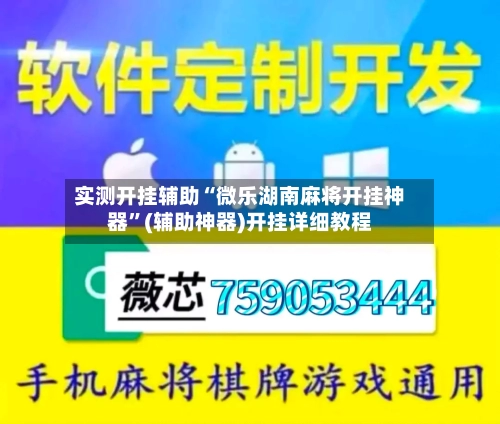 实测开挂辅助“微乐湖南麻将开挂神器”(辅助神器)开挂详细教程