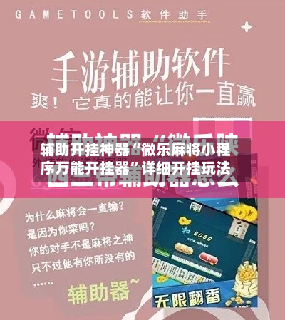 辅助开挂神器“微乐麻将小程序万能开挂器”详细开挂玩法-第3张图片