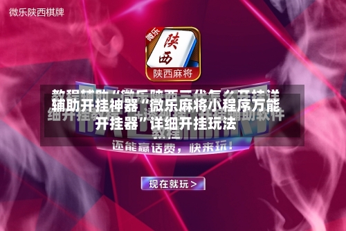 辅助开挂神器“微乐麻将小程序万能开挂器	”详细开挂玩法-第2张图片