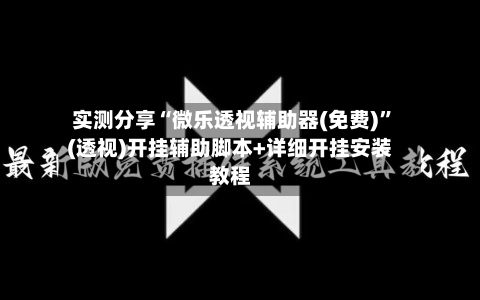 实测分享“微乐透视辅助器(免费)”(透视)开挂辅助脚本+详细开挂安装教程-第2张图片