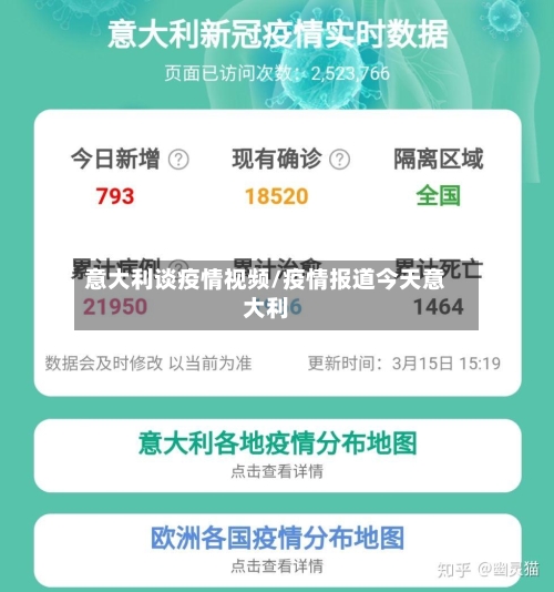 意大利谈疫情视频/疫情报道今天意大利