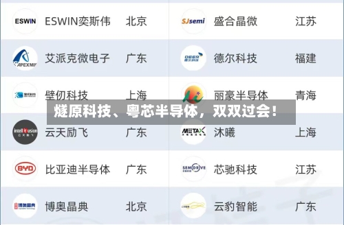 燧原科技	、粤芯半导体	，双双过会！-第2张图片