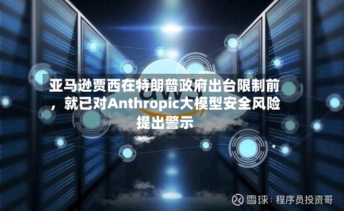 亚马逊贾西在特朗普政府出台限制前	，就已对Anthropic大模型安全风险提出警示-第2张图片