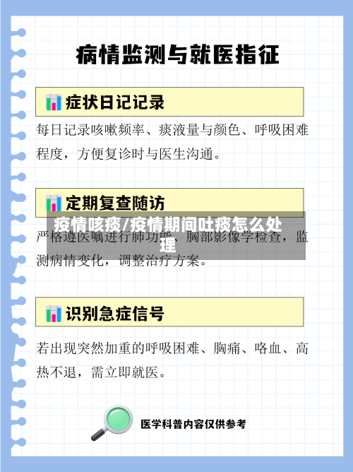 疫情咳痰/疫情期间吐痰怎么处理-第3张图片