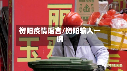 衡阳疫情谣言/衡阳输入一例-第3张图片