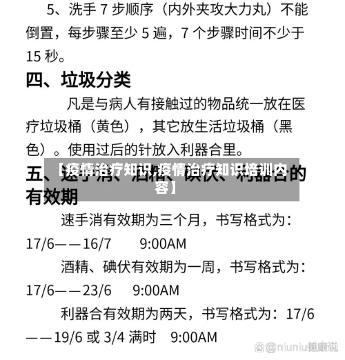 【疫情治疗知识,疫情治疗知识培训内容】-第2张图片