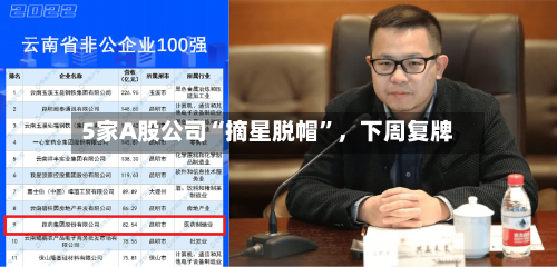 5家A股公司“摘星脱帽	”，下周复牌-第2张图片