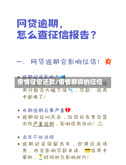 疫情征信还款/疫情期间的征信-第2张图片