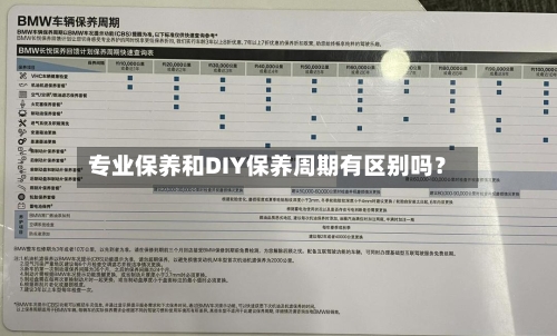 专业保养和DIY保养周期有区别吗?-第2张图片