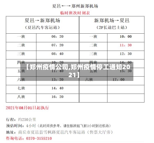 【郑州疫情公司,郑州疫情停工通知2021】