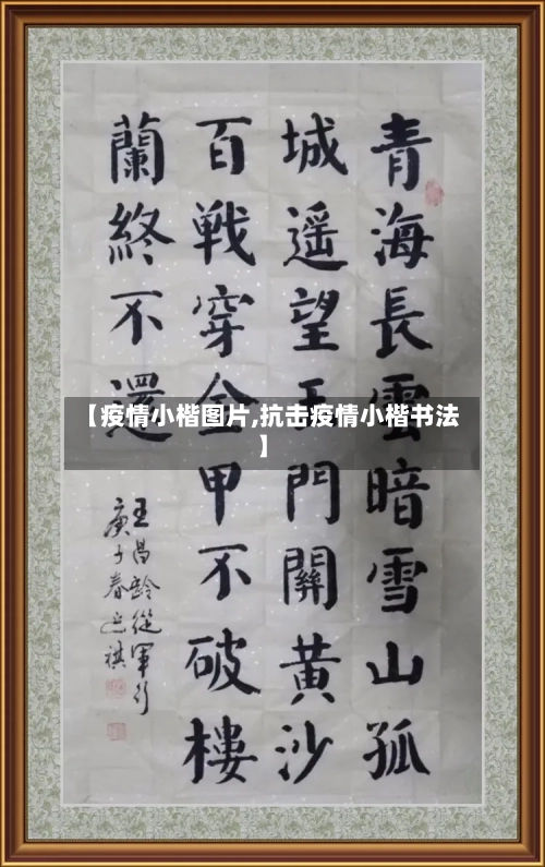 【疫情小楷图片,抗击疫情小楷书法】-第2张图片