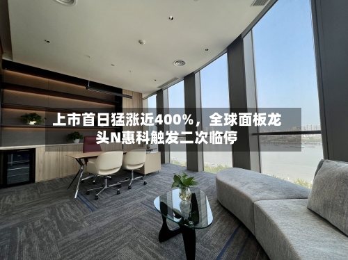 上市首日猛涨近400%，全球面板龙头N惠科触发二次临停-第3张图片
