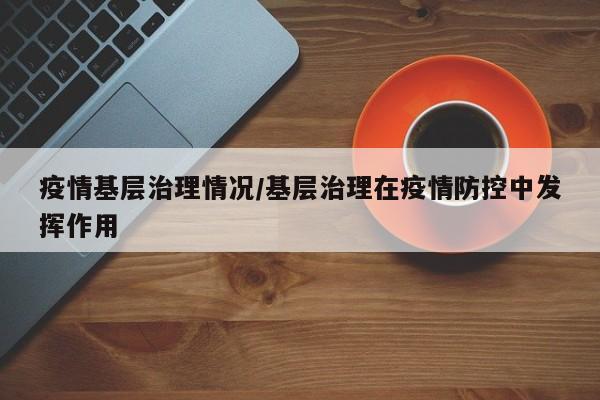 疫情基层治理情况/基层治理在疫情防控中发挥作用
